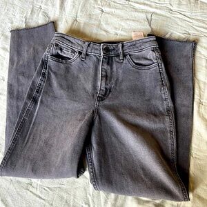Girls Hollister black washed jeans